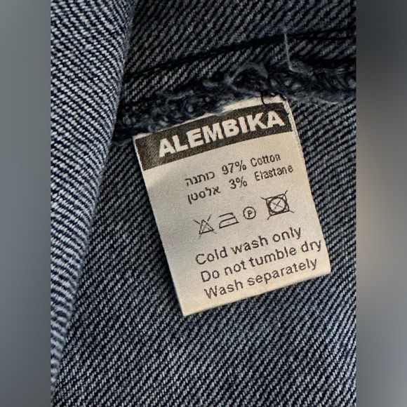 Alembika Wide Leg Jeans Large Pockets - Picture 14 of 16